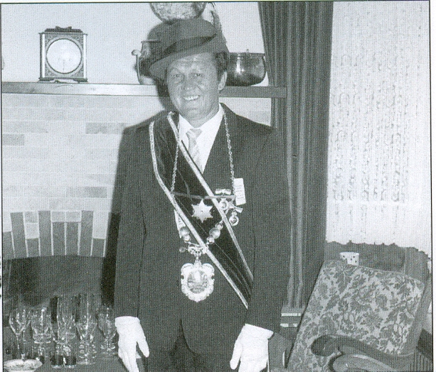 Paul Hoffmann, erster Kaiser der St. Sebastian Salwey Bruderschaft